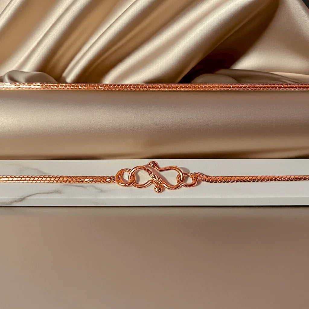 Gold-Tone Flat Snake Chain